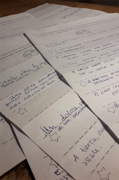 fogli da trascrivere w